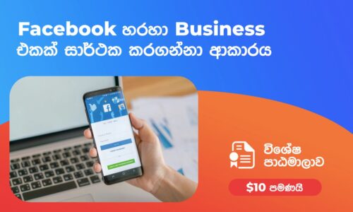 Facebook Marketing for Business – Sinhala Medium